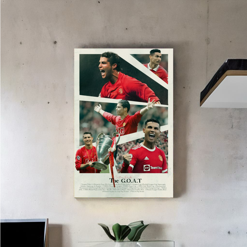 Poster aimanté Cristiano THE GOAT