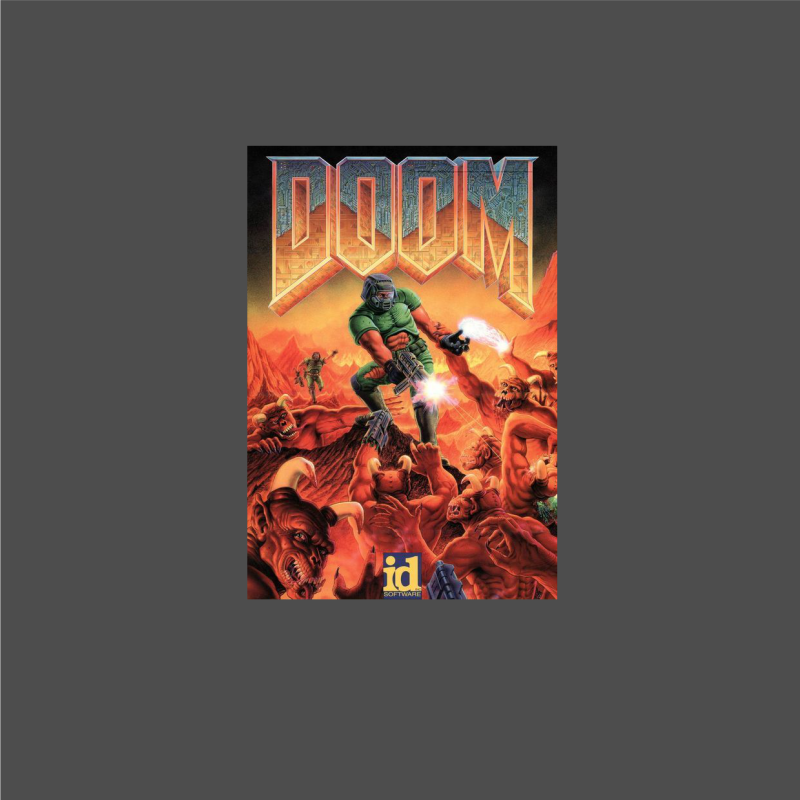 Poster aimanté DOOM Retro