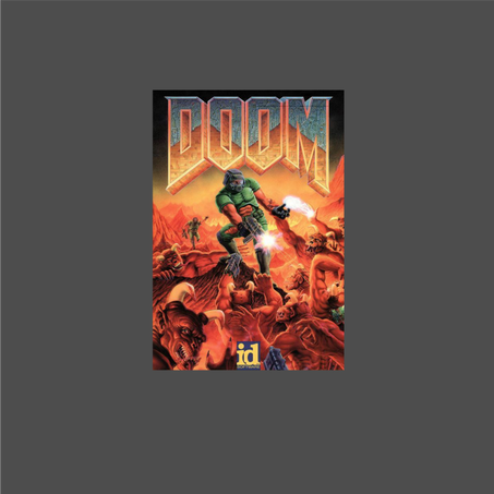 Poster aimanté DOOM Retro