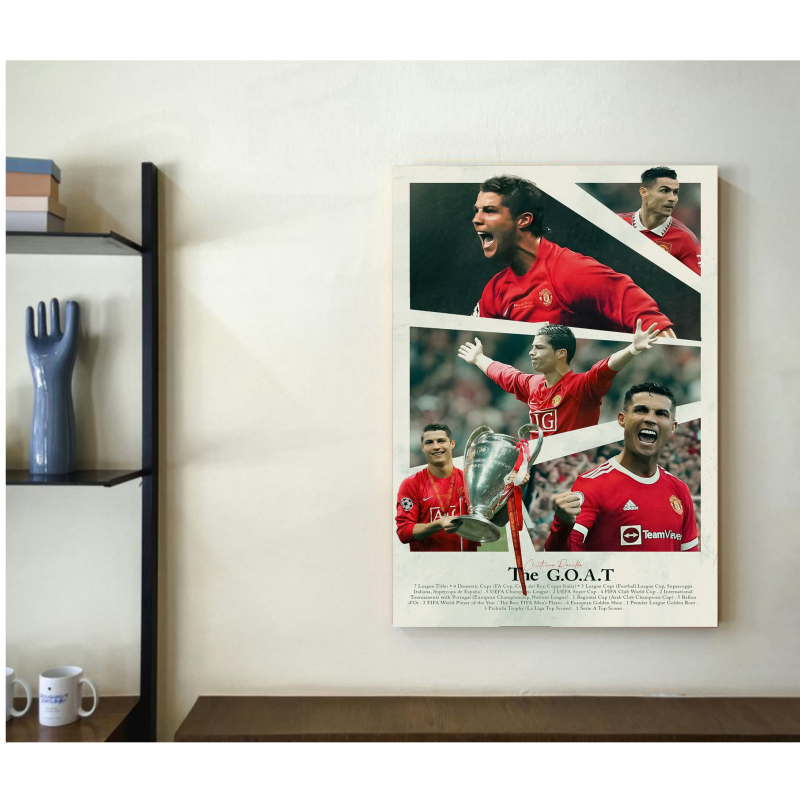 Poster aimanté Cristiano THE GOAT