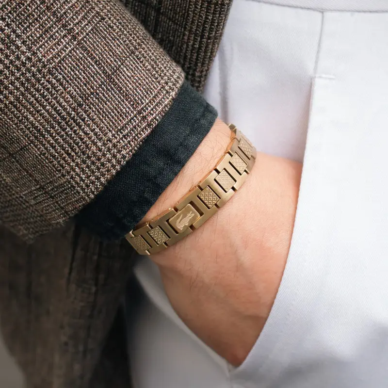 Bracelet lacoste en acier