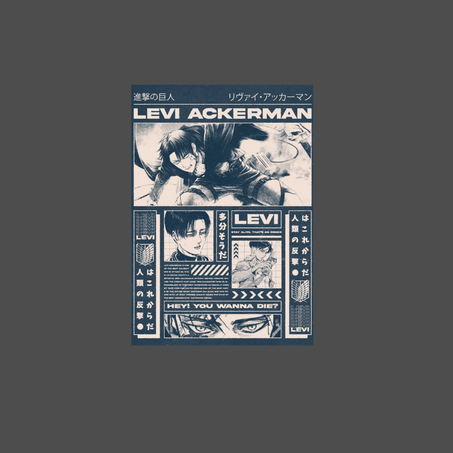 Poster aimanté Levi Ackerman Pinup