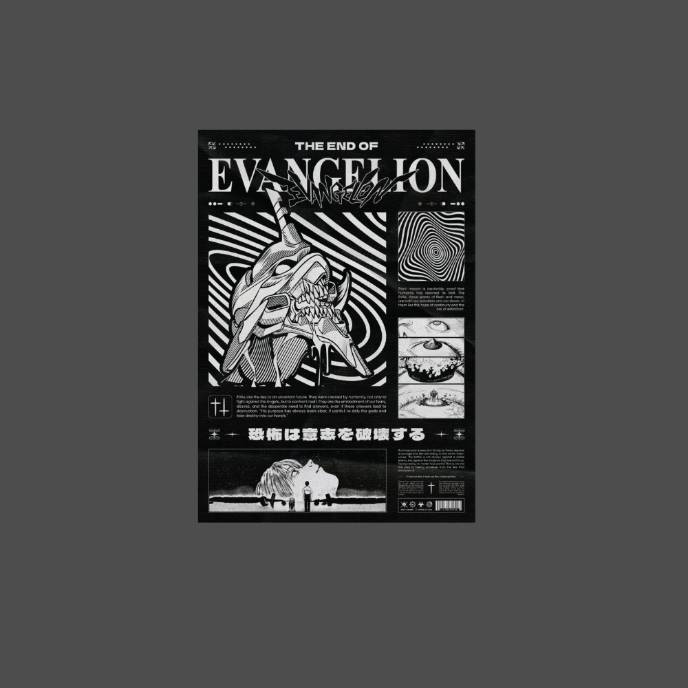 Poster aimanté Neon Genesis Evangelion Pinup
