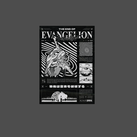 Poster aimanté Neon Genesis Evangelion Pinup