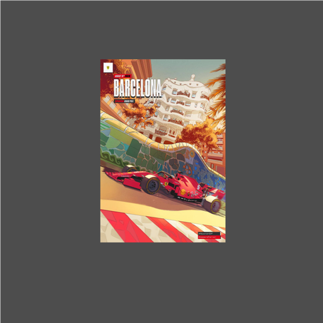Poster aimanté GP Barcelone