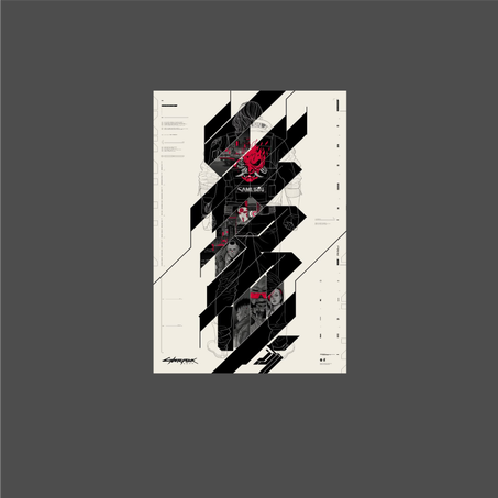 Poster aimanté Cyber Punk