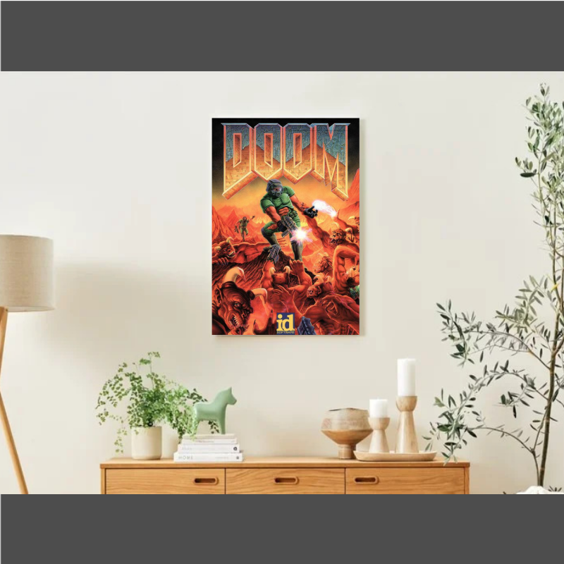 Poster aimanté DOOM Retro