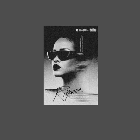 Poster aimanté Rihanna