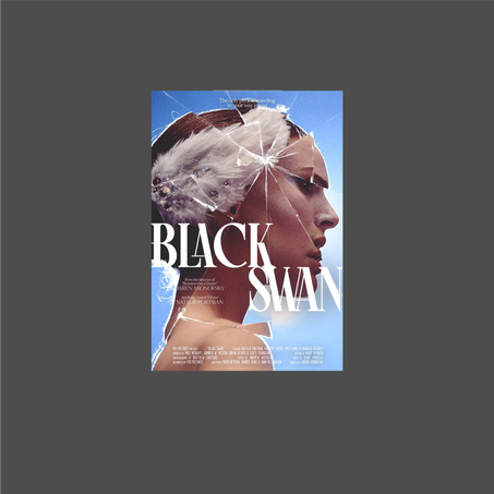 Poster aimanté Black Swan