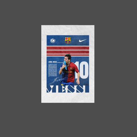 Poster aimanté Lionel Messi 10