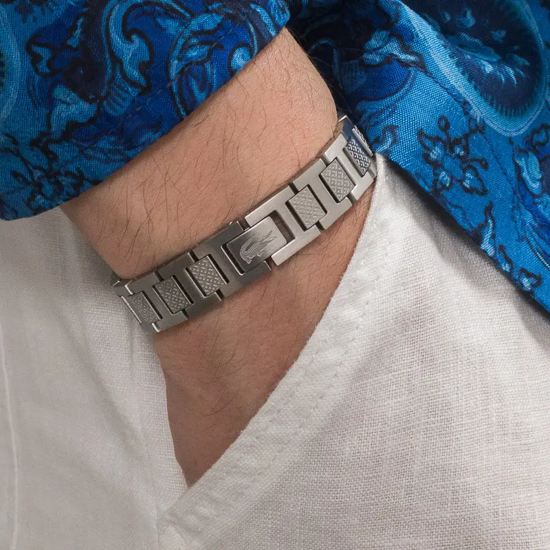 Bracelet lacoste en acier
