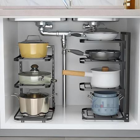 رفّ الأواني.