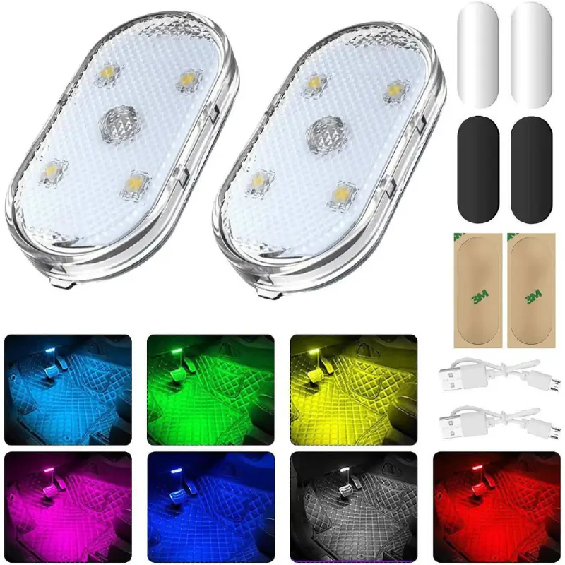 مصابيح LED تعمل باللمس للسيارة