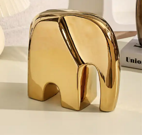 Decord élephant doré