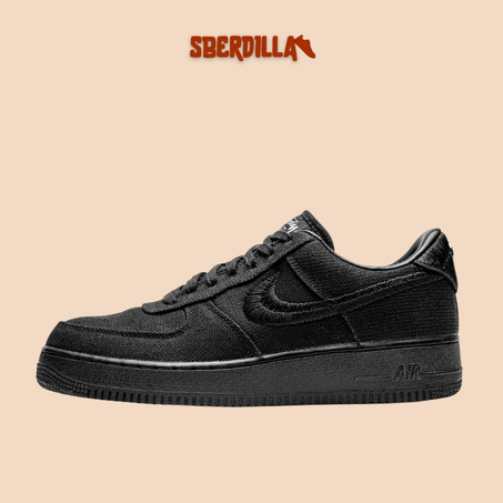 Nike Air Force 1 Stussy Black