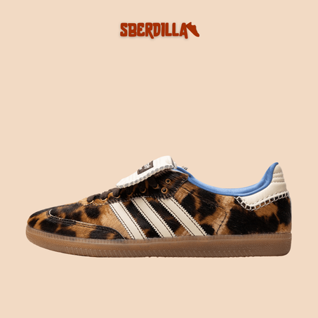 Adidas Samba  X Wales Bonner Leopard Pony Hair