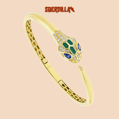 BRACELET BVLGARI SERPENTI SEDUTTORI VIPER GOLD