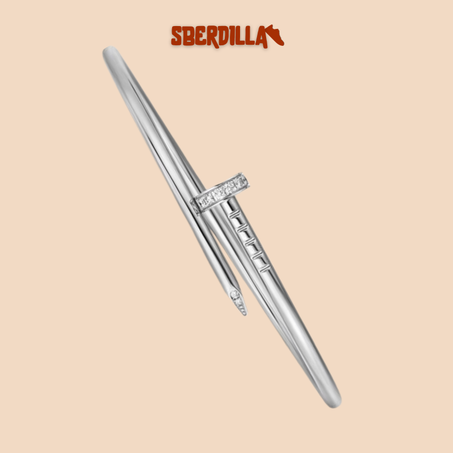 BRACELET CARTIER CLOU MODÉLE DIAMANTS WHITE GOLD