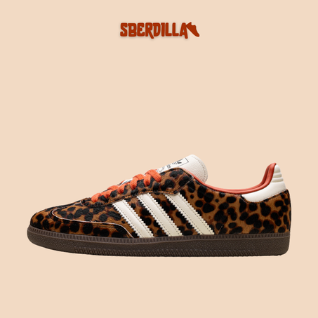 Adidas Samba Leopard Cream Orange