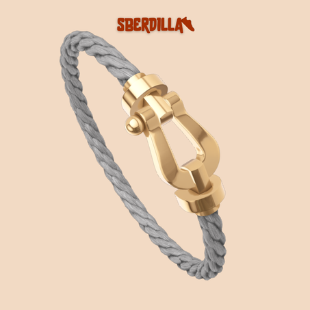 BRACELET FRED FORCE GRAND MODÈLE GRIS GOLD