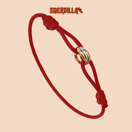 BRACELET CARTIER TRINITY CORDON ROUGE