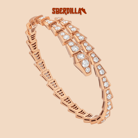 BRACELET BVLGARI SERPENTI VIPER DIAMONDS ROSE GOLD