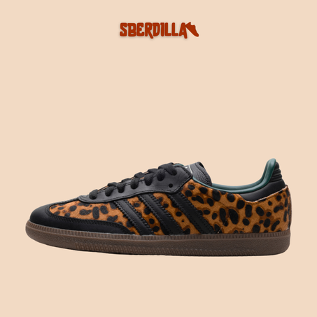 Adidas Samba Leopard Core Black
