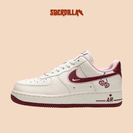 Nike Air Force 1 Valentine’s Day Burgundy