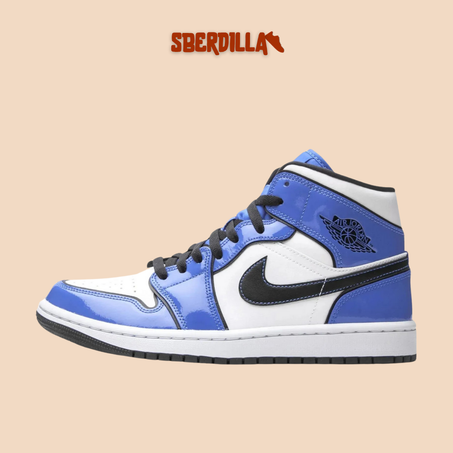 Air Jordan 1 Mid Signal Blue