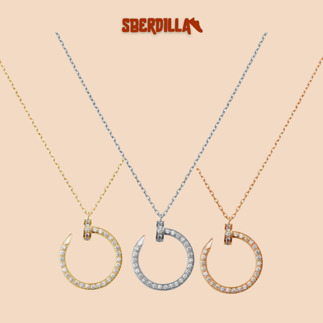 Cartier Gold and Pavé Diamond Juste un Clou