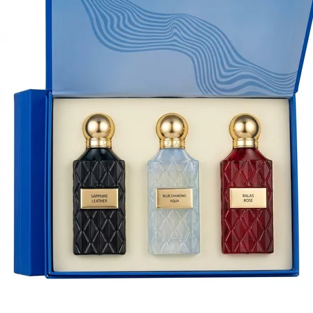 مجموعة عطور باريس كورنر الأيقونية 3×100 مل – عطور فاخرة للجنسين بتصميم ماسي وهدايا راقية