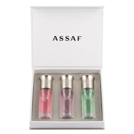 مجموعة عطور عساف Arrogate Collection – 3 عطور فاخرة للجنسين بصندوق هدايا أنيق