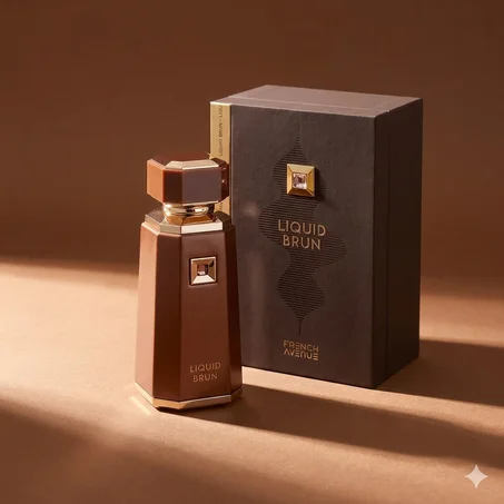 عطر ليكويد برون – عطر رجالي دافئ فاخر بالعنبر والفانيليا – Liquid Brun