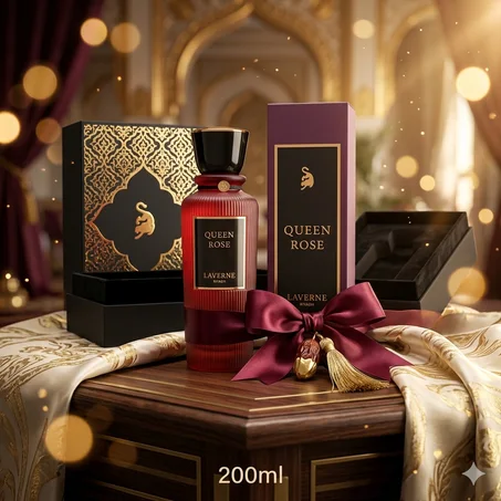 عطر كوين روز – عطر نسائي فاخر بالورد والعود | Queen Rose