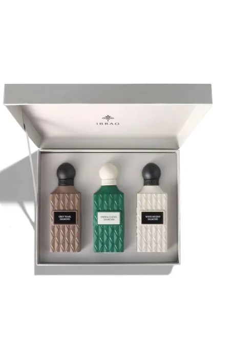مجموعة Diamond Collection من دار إبراق – 3 عطور فاخرة للجنسين بصندوق هدايا أنيق