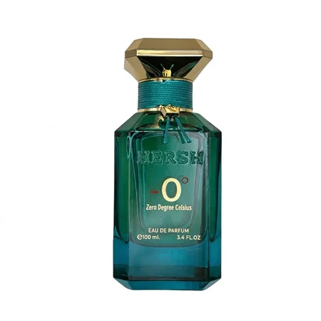 Zero Degree Celsius HERSH – عطر منعش بارد فاخر 100 مل للجنسين بتصميم أزرق تيال