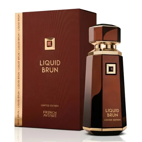 عطر ليكويد برون – عطر رجالي دافئ فاخر بالعنبر والفانيليا – Liquid Brun