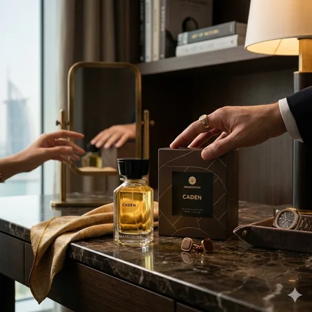 CADEN – عطر فاخر خشبي جلدي من Omanluxury || للجنسين 100 مل
