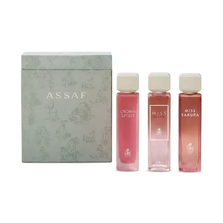 مجموعة عطور عساف – ASSAF Perfume Collection 3 عطور فاخرة للجنسين بصندوق هدايا أنيق