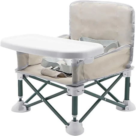 كرسي داعم، كرسي طعام، كرسي سفر قابل للطي للأطفال مع كرسي تغذية،