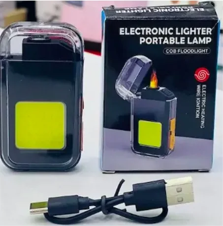 يعني هاد المنتج مصباح + ولاعة في جهاز واحد