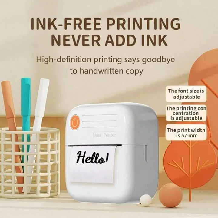 Mini Imprimante Thermique Bluetooth  (Inkless) – WalkPrint