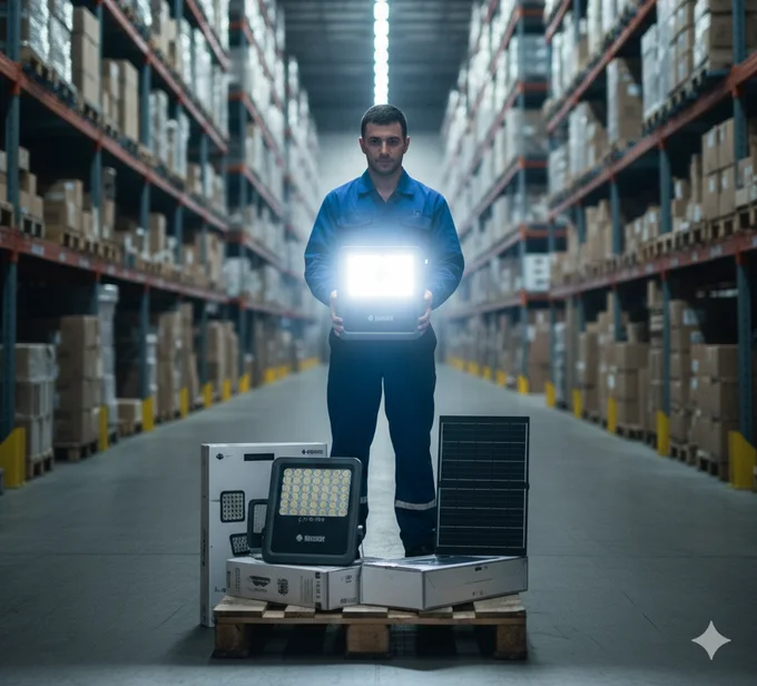 Projecteur solaire ingelec Abs بروجكتور الطاقة الشمسية أنجيليك ⭐️⭐️⭐️⭐️⭐️