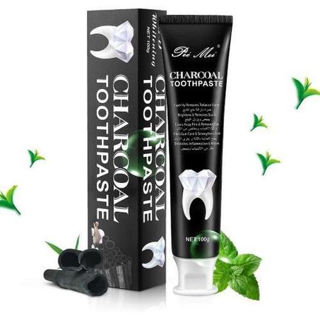 Charcoal Toothpaste معجون من فحم البامبو لتبييض الاسنان