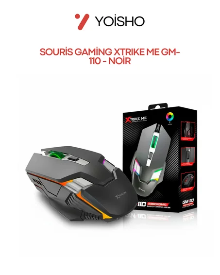 Souris Gaming XTRIKE ME GM-110 - Noir