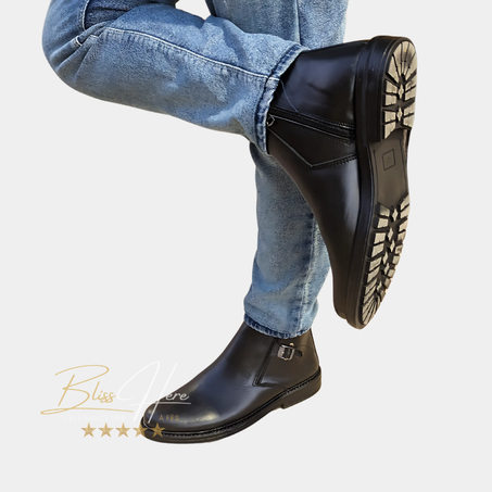 Bottines en Cuir Véritable - Élégance & Confort (★★★★★)