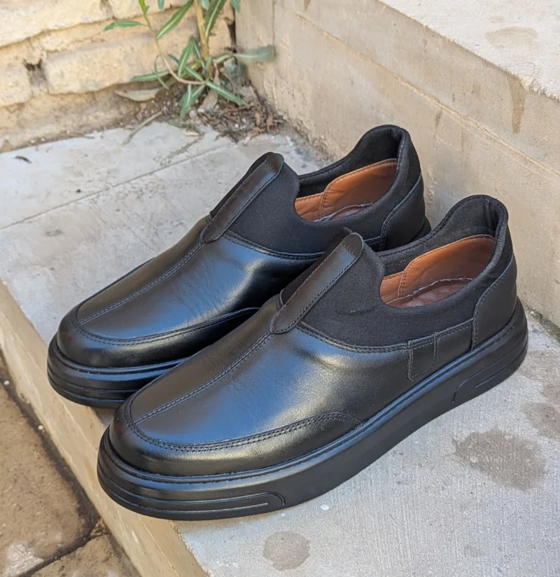 حذاء جلدي فاخر من جلد طبيعي 100% – راحة وأناقة بلا تنازل