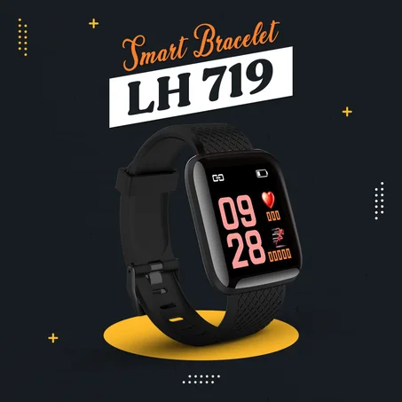 عرض ساعة Smart Bracelet LH719 لفترة محدودة - والشحن مجانى