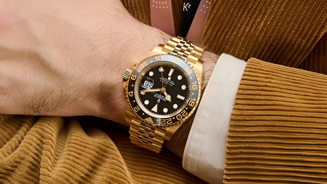 Rolex GMT-MASTER II Oyster , Oystersteel and yellow gold , 40 mm