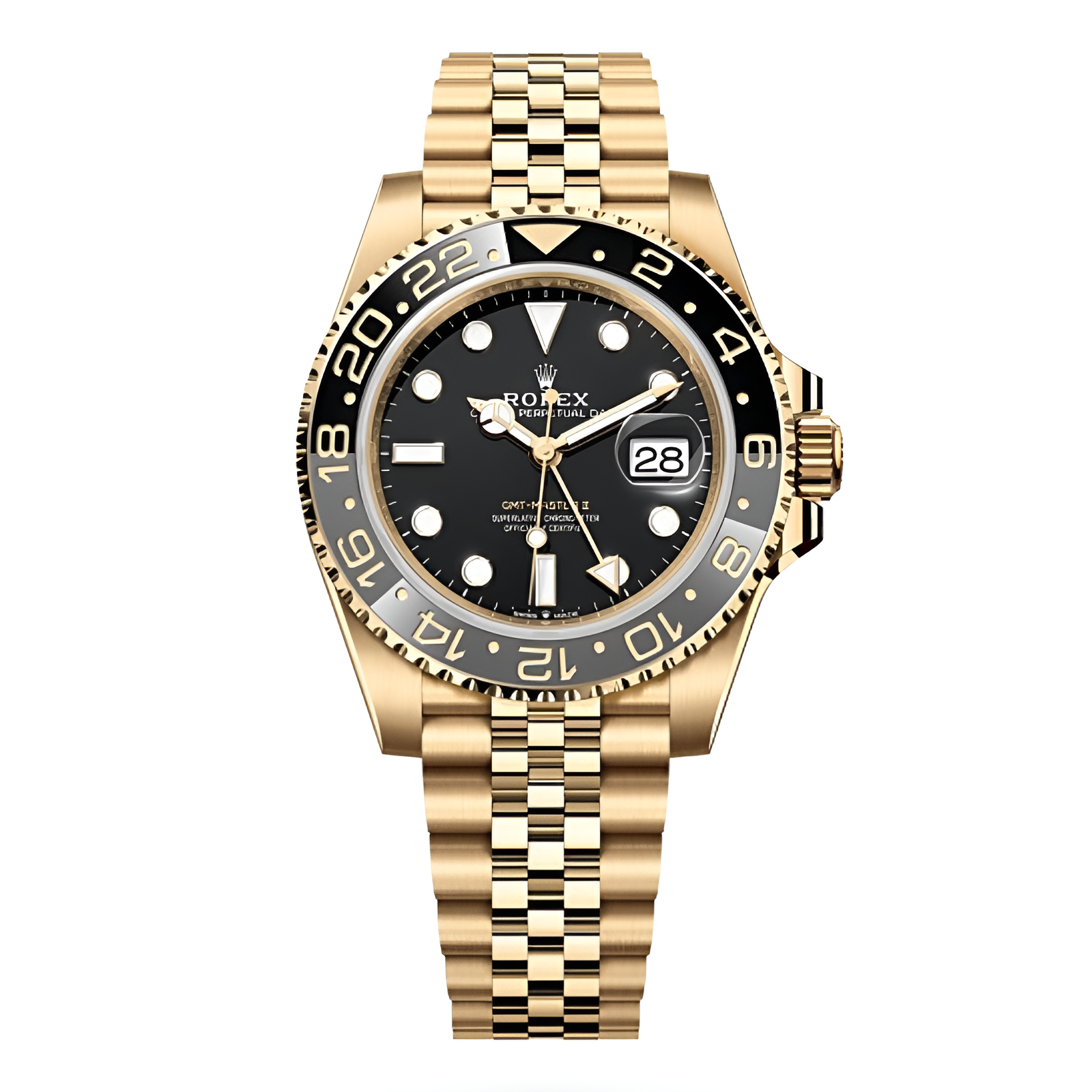 Rolex GMT-MASTER II Oyster , Oystersteel and yellow gold , 40 mm